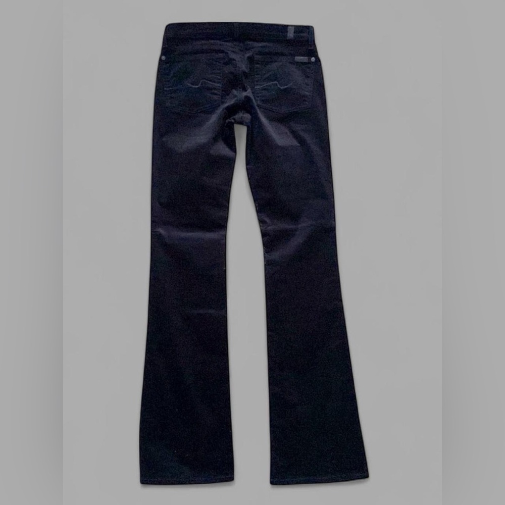 🇺🇸 MADE IN USA 7 For All Mankind Velvet Lisha skinny bootcut jeans - Picture 2 of 8